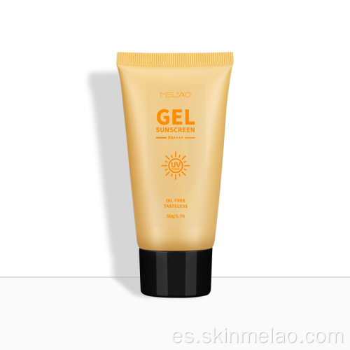 Control de aceite de sol gel de protector solar natural